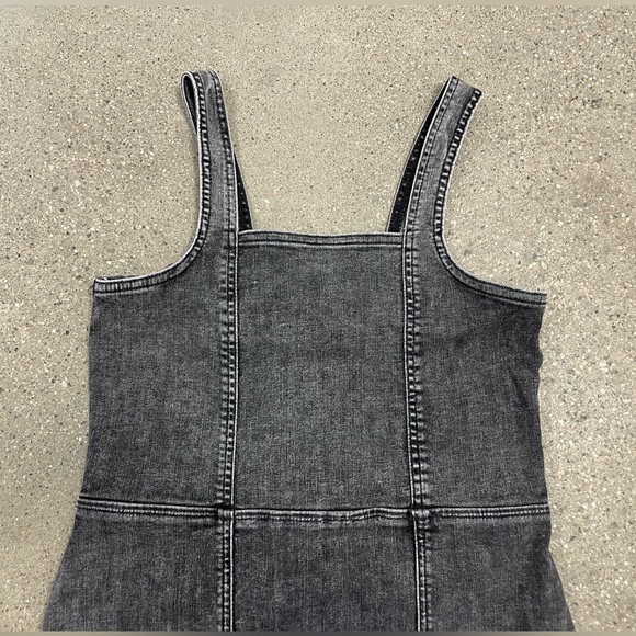 Acid Wash Cat & Jack Black Dungarees-overalls Dress size XXL 16/18 - Picture 3 of 13